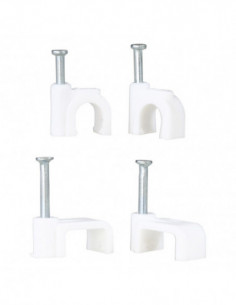 Cable Clips Round 10.0mm Black