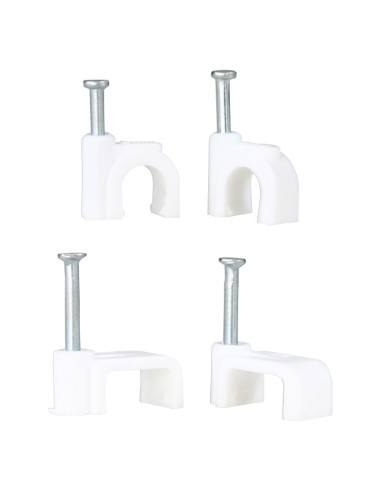 Cable Clips Round 6.0mm Black