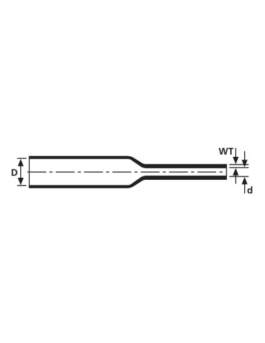 Heatshrink LVR 12.7/6.4mm White