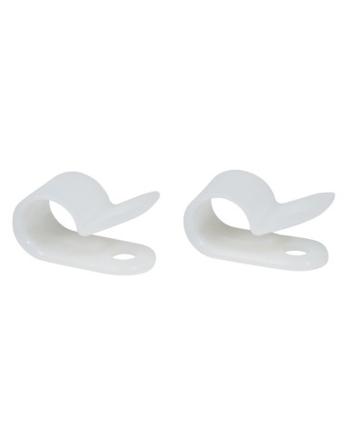 P Clips Nylon 8.0mm H4P White