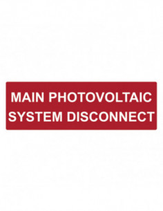 Label Solar Main PV...