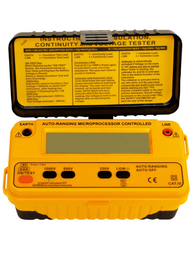 Insulation Tester Digital 1000V...