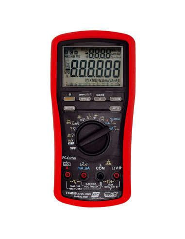 Multimeter Dual Display Temp 500K...