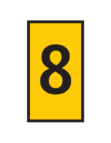 Marker WIC0 0.15-0.75mm Yellow Marked 8
