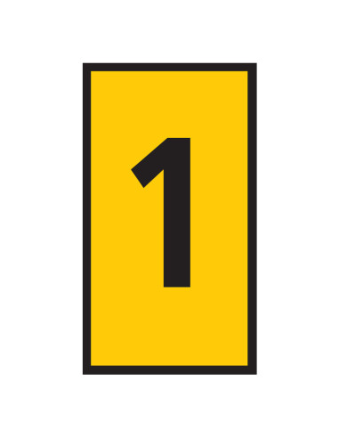 Marker WIC 2 1.5 - 2.5mm Yellow Marked 0