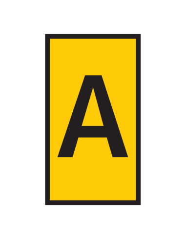 Marker WIC 2 1.5 - 2.5mm Yellow Marked A