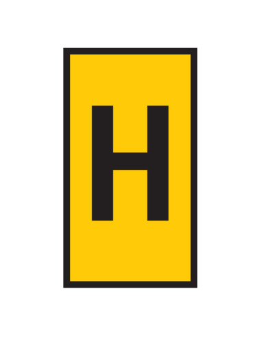 Marker WIC 2 1.5 - 2.5mm Yellow Marked H