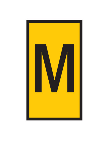 Marker WIC 2 1.5 - 2.5mm Yellow Marked M