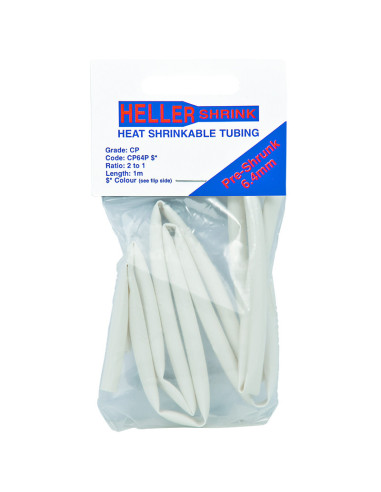 Heatshrink CP 12.7 / 6.4mm White 1.0M