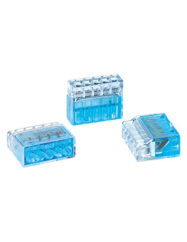 Helacon Connector 5 Way Prepack (6) Blue Helacon Connector 5 Way Prepack (6) Blue